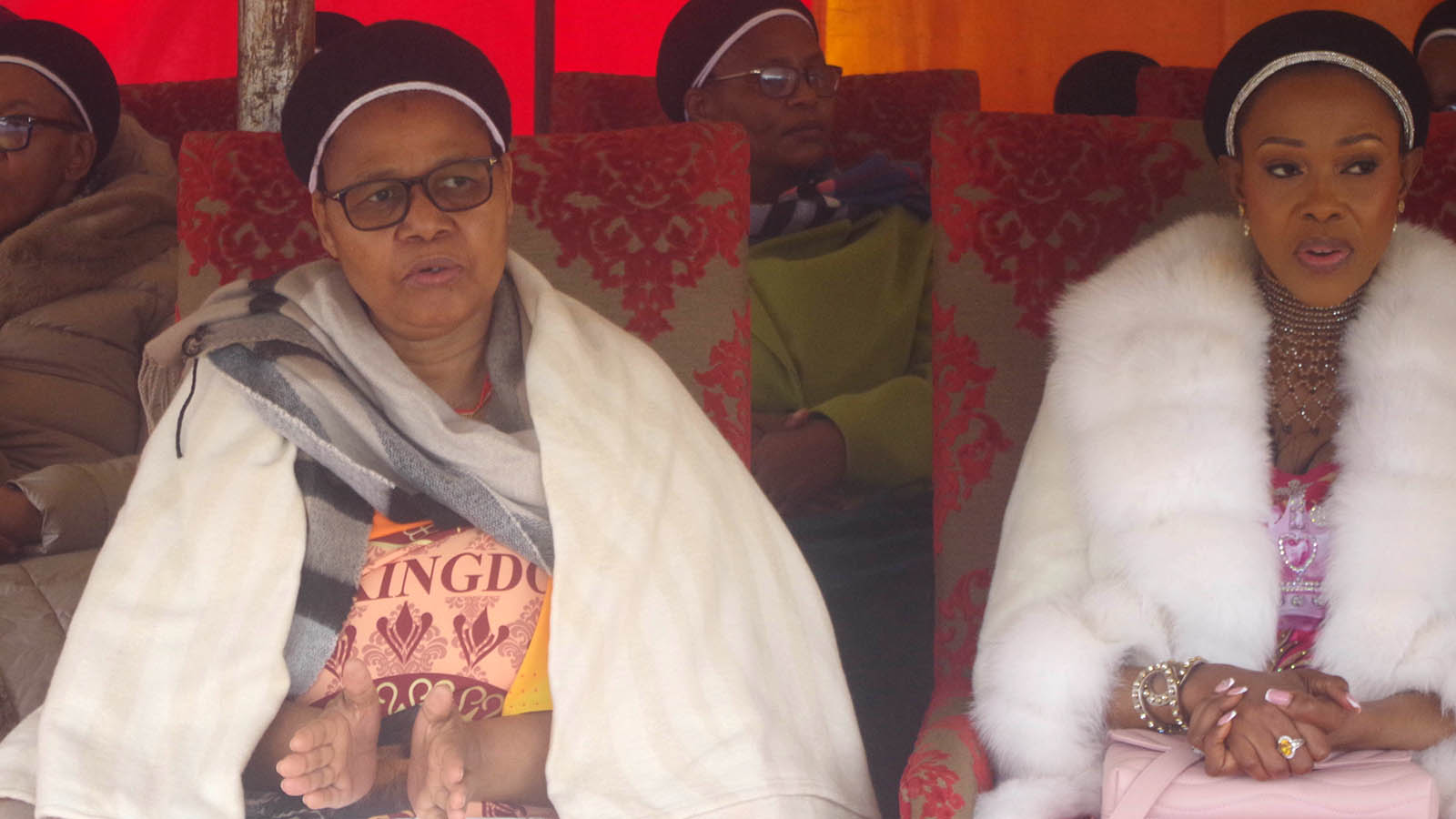 Inkhosikati LaMatsebula and Inkhosikati LaNgangaza also attended the service.